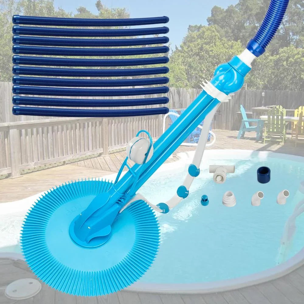 SalonMore Automatic Inground Above Ground Swimming Pool Cleaner Vacuum Hose Climb Wall