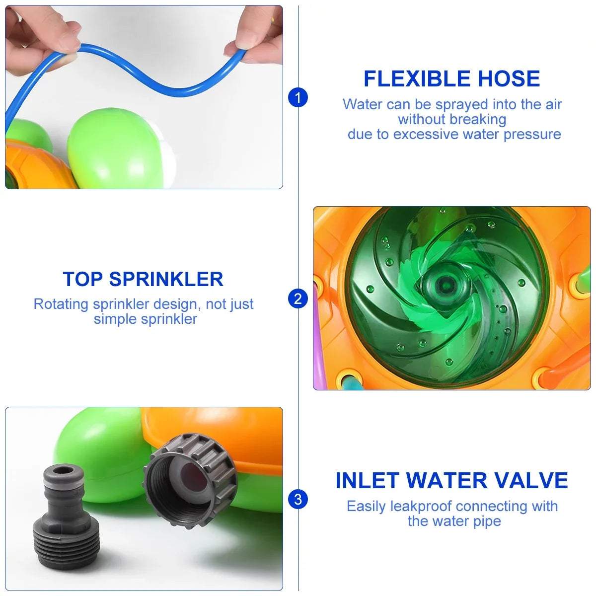 Toyvian Tortoise Sprinkler Water Spraying Turtle Toys For Swimming Pool Garden Lawn Outdoor