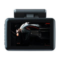 Arealer 3 Cameras Dash Cam 4in Clear Car Rearview Mirror Car Video Recording Wide Angle Car Recorder Auto Safety Driving Recorder