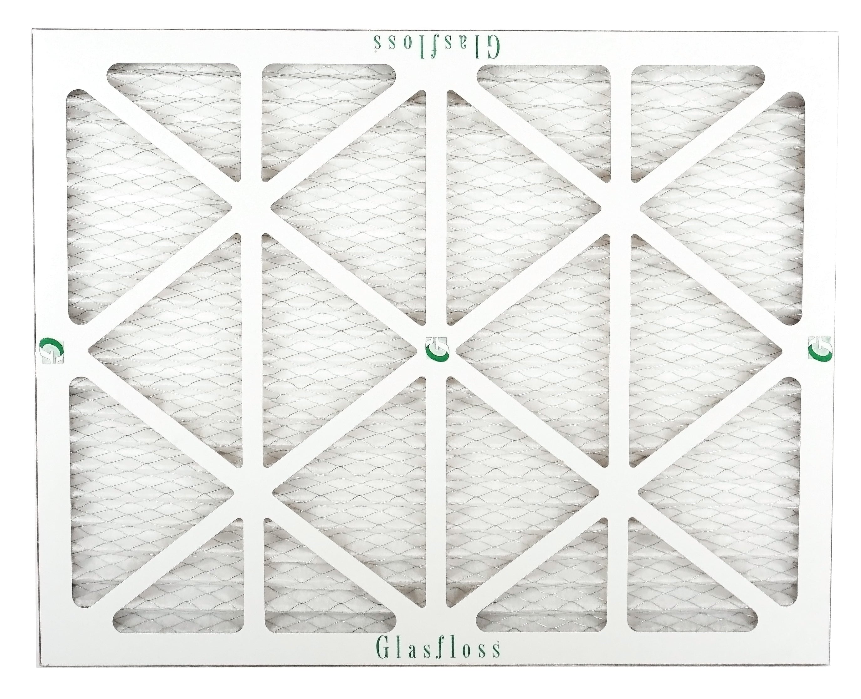 Glasfloss Air Filter 16x18x2 - 2" MERV 10 - (Pack of 6) - Pleated AC or HVAC Air Filter - Furnace Air Filter - Home or Office - Made In The USA.