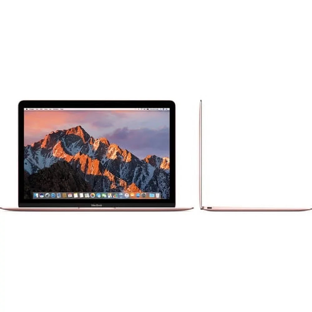 Restored Apple MacBook 12" Intel Core M3 1.20GHz 8GB RAM 256GB SSD MNYM2LL/A - Rose Gold (Refurbished)