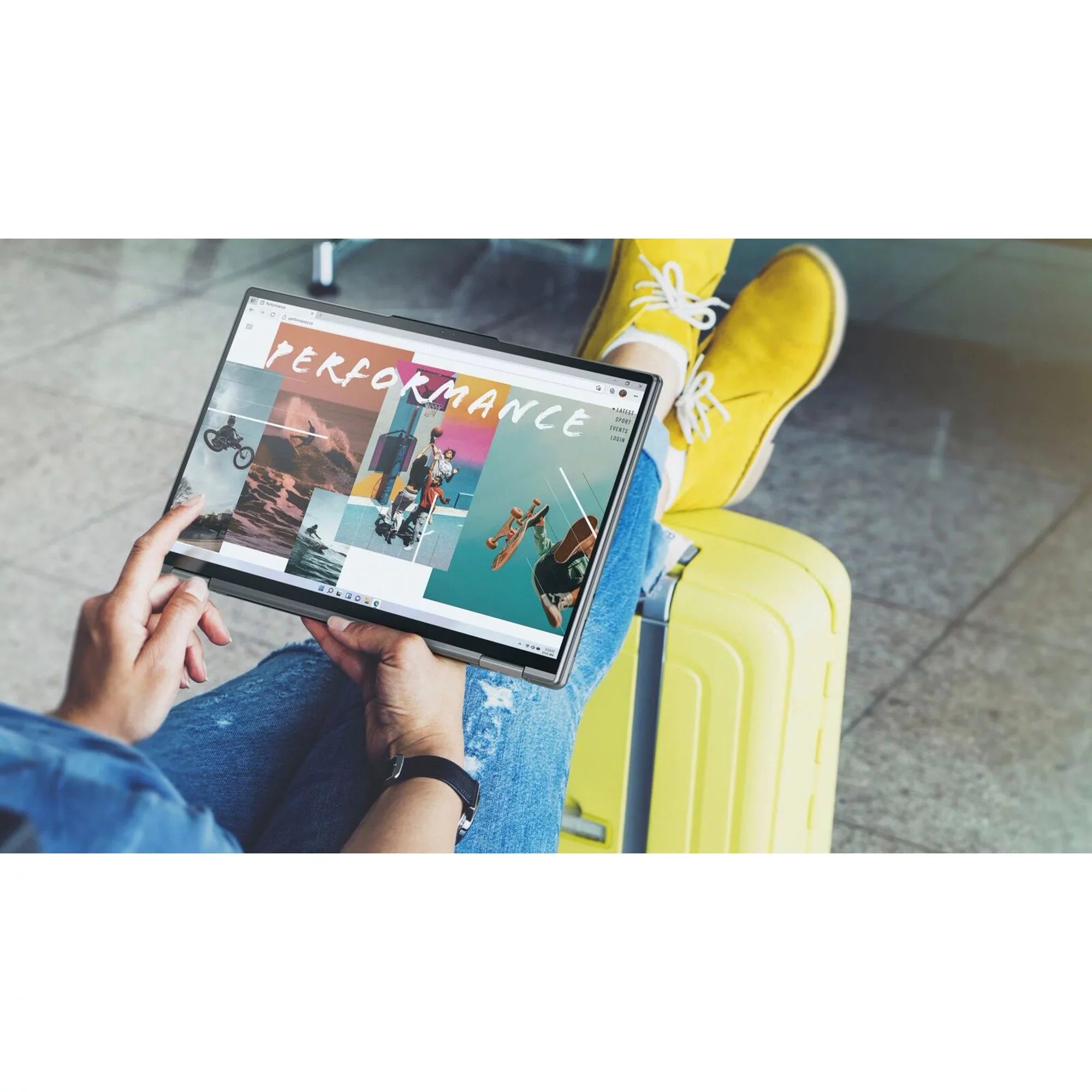 Lenovo Yoga 7i Windows 11 Pro 16" 2.5K IPS 2-in-1 Business Laptop, 12th Intel Evo Platform 12-Core i5-1240P, 8GB LPDDR5 RAM, 1TB SSD, Iris Xe Graphics, Backlit KB, Fp, Gray
