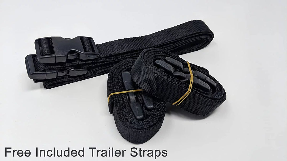 Environment Jet Ski Coating for Yamaha EXR 2020 - Yellow/Black Color - All Environment - Trailerable - Protects from Rain, Sun, UV Rays, and More! Includes Trailer Straps and Storage Bag