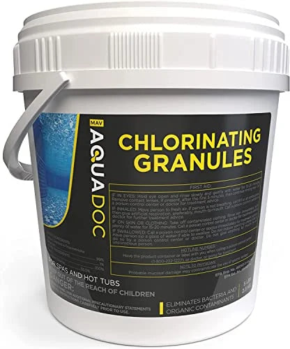 Pool Shock - Super Fast Acting Pool Chlorine Shock Treatment for Shocking Inground Pools and Above Ground Pools - This Shock Pool Treatment is a Excellent Swimming Pool Shock for Saltwater Pools - AquaDoc