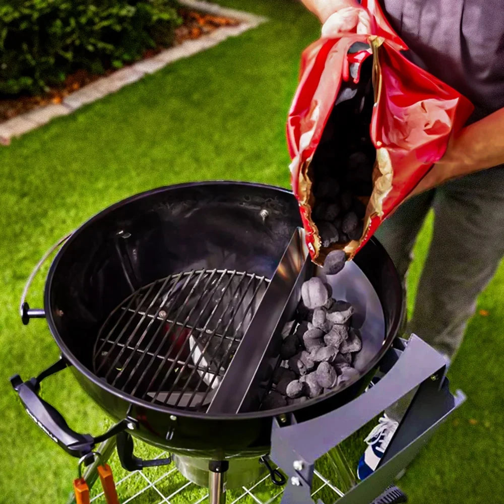 Slow 'N Sear Charcoal Kettle Grill 22 in by SnS Grills