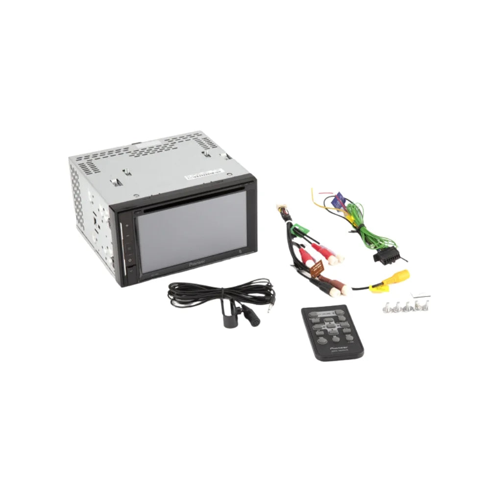 KIT4916 Bundle for 2003-2005 Nissan 350Z W/ Pioneer AVH-241EX Double DIN Car Stereo with Bluetooth/Backup Camera/Installation Kit/in-Dash DVD/CD AM/FM 6.2" Touchscreen Digital Media Receiver