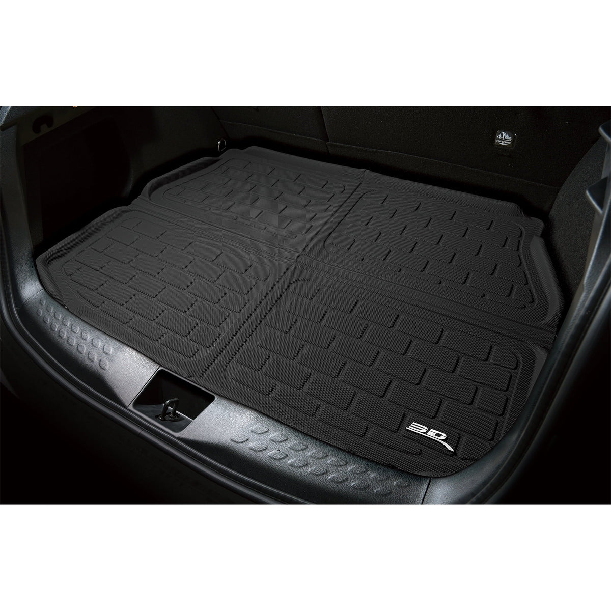 3D MAXpider KAGU Cargo Liner (BLACK) Suitable with AUDI Q7 (4M)/SQ7 (4M) 2017-2024 - Cargo Liner