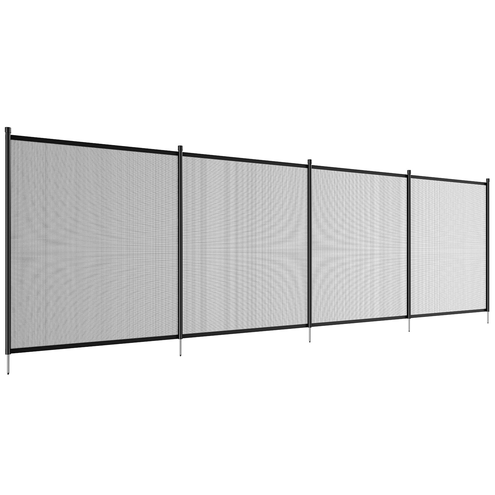SKYSHALO 4 x 72 FT Removable Pool Fence Pool Fences for Inground Pools Outdoor