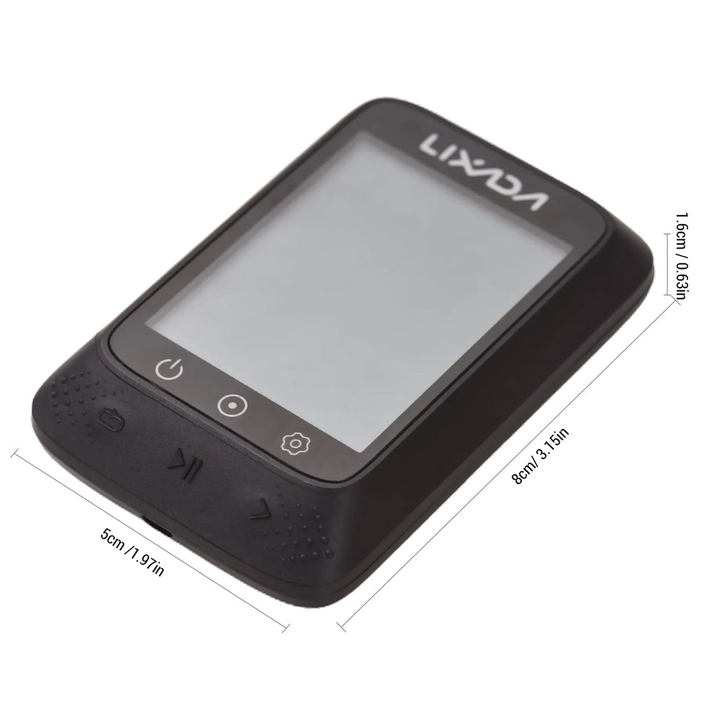Aibecy Bike Computer with GPS Wireless Waterproof ANT+ Sensor and BT Connectivity, 2.3in Altitude Gradient, Strava APP Support