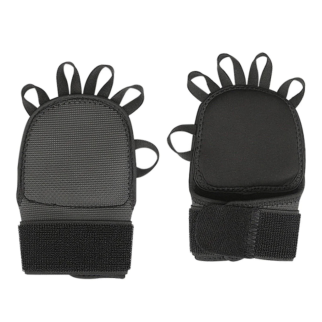 kesoto 4xGymnastics Hand Grips Power Lifting Grips for Shrugs Deadlifting Kettlebells