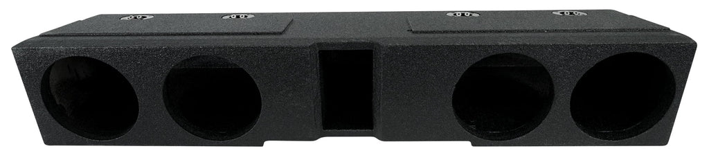 Rockville REC120 Quad 8" Ported Bedlined Sub Box For 2007- CURRENT GM Crew Cab