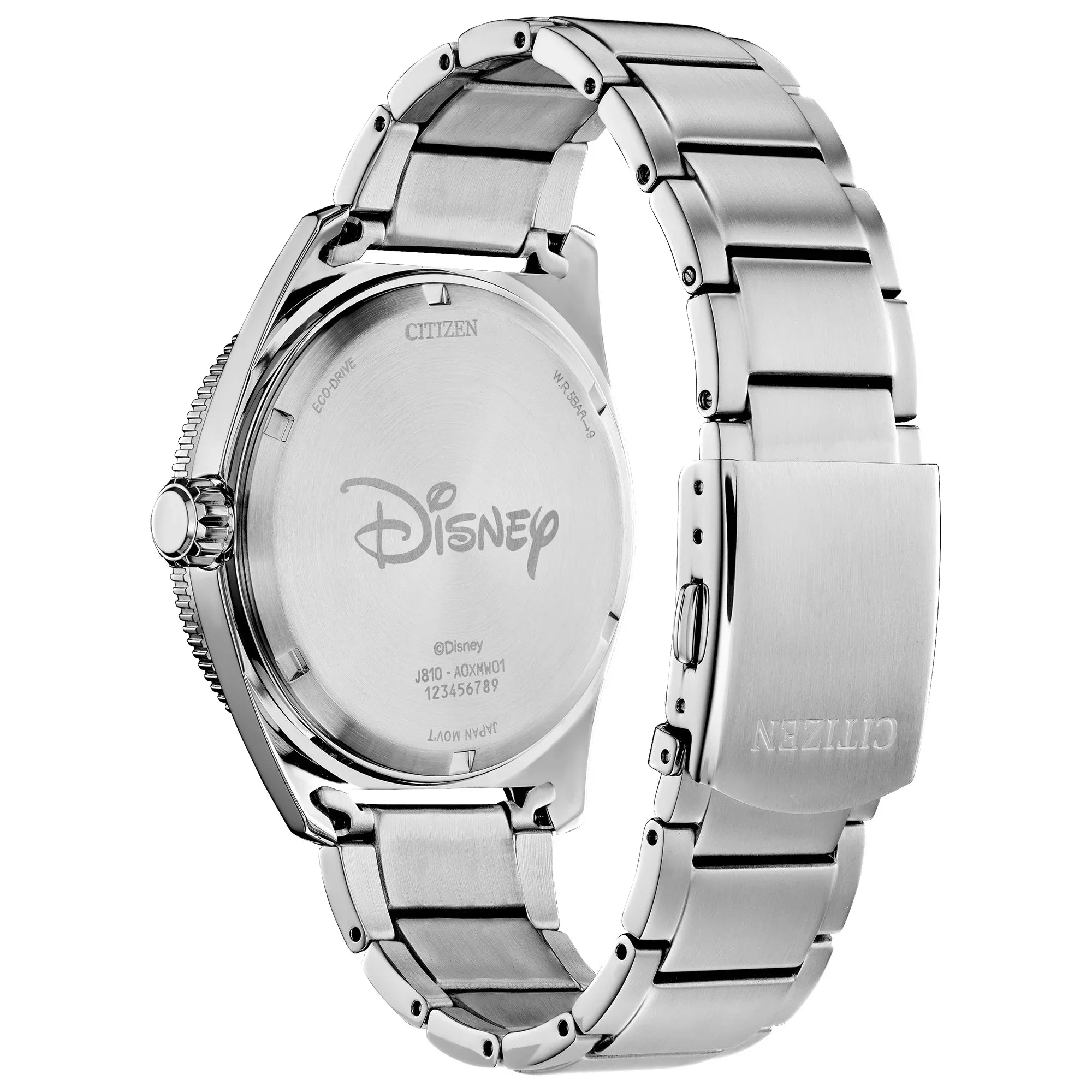 Citizen Men's Eco-Drive Disney Mickey Mouse Golfing Stainless Steel Watch - AW1595-78W