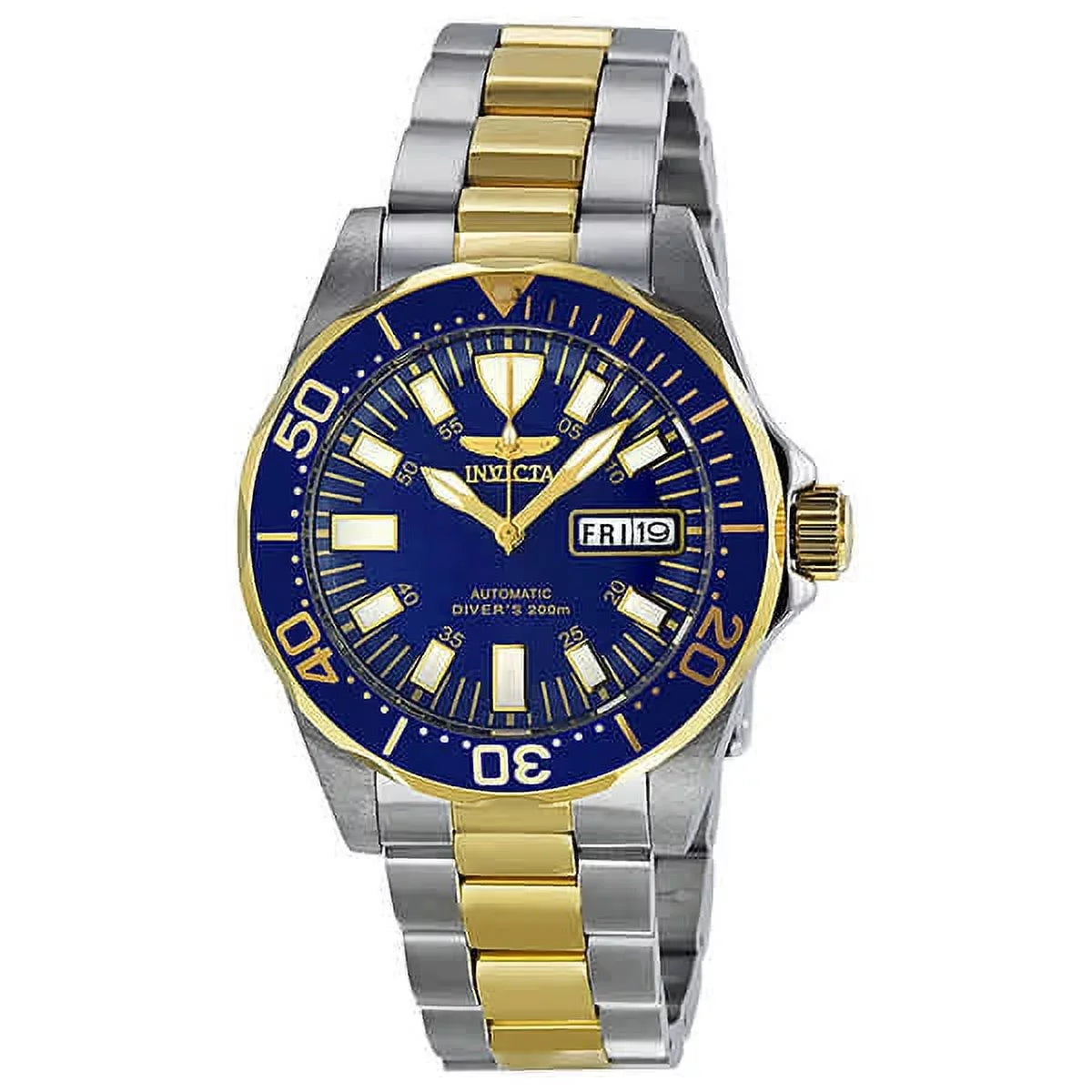 Invicta Men's 7046 Signature Automatic 3 Hand Blue Dial Watch