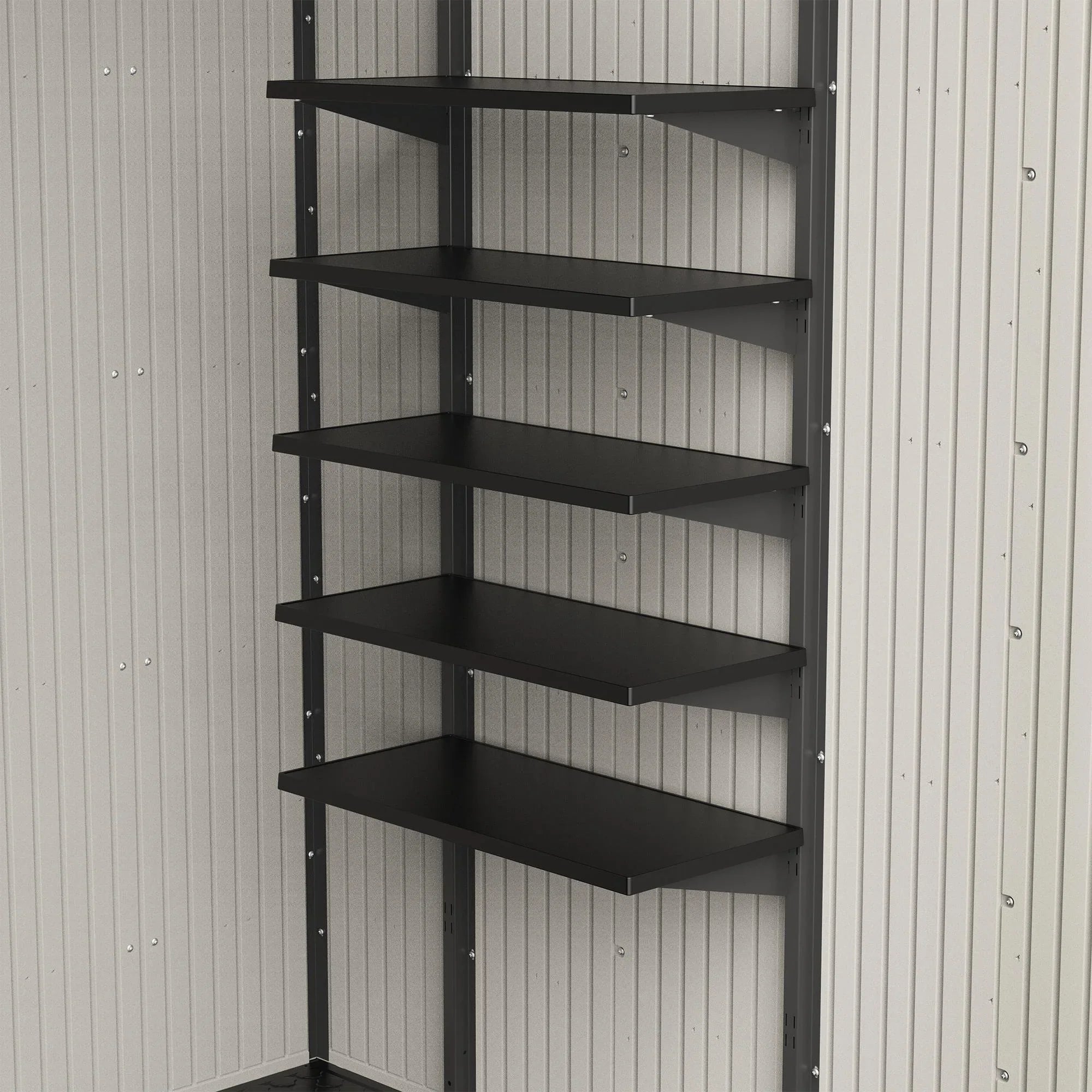Lifetime 5-Piece 14x30 Shelf Accessory Kit Shed Accessory (60447)
