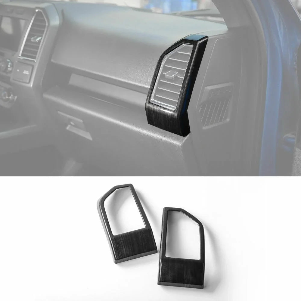 Teledu Car ABS Interior Center Console Protection Trims 8 pcs F150 m