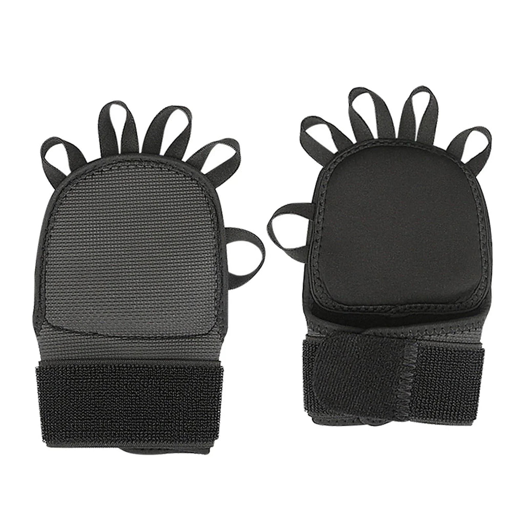 kesoto 4xGymnastics Hand Grips Power Lifting Grips for Shrugs Deadlifting Kettlebells