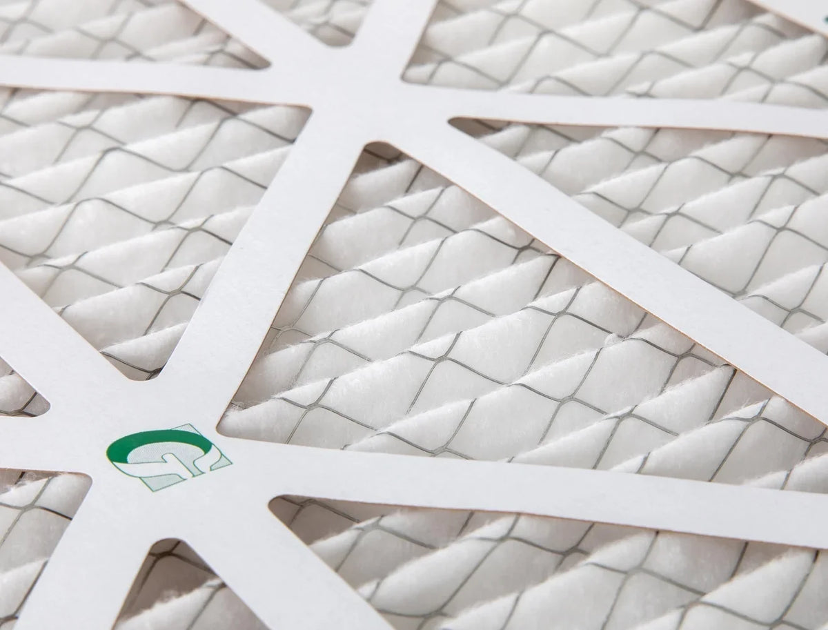 16x20x4 MERV 10 Pleated HVAC Air Filters by Glasfloss. ( Quantity 5 ) Exact Size: 15-1/2 x 19-1/2 x 3-3/4