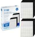 Fette Filter - 115115 Premium True HEPA H13 Filter Fitting with Winix Filter A 115115 Size 21 Plasma Wave Air Purifier AM90 P300 5300 5500 5300-2 6300-2 6300 C909 9800 C535 - Pack of 1 + 4