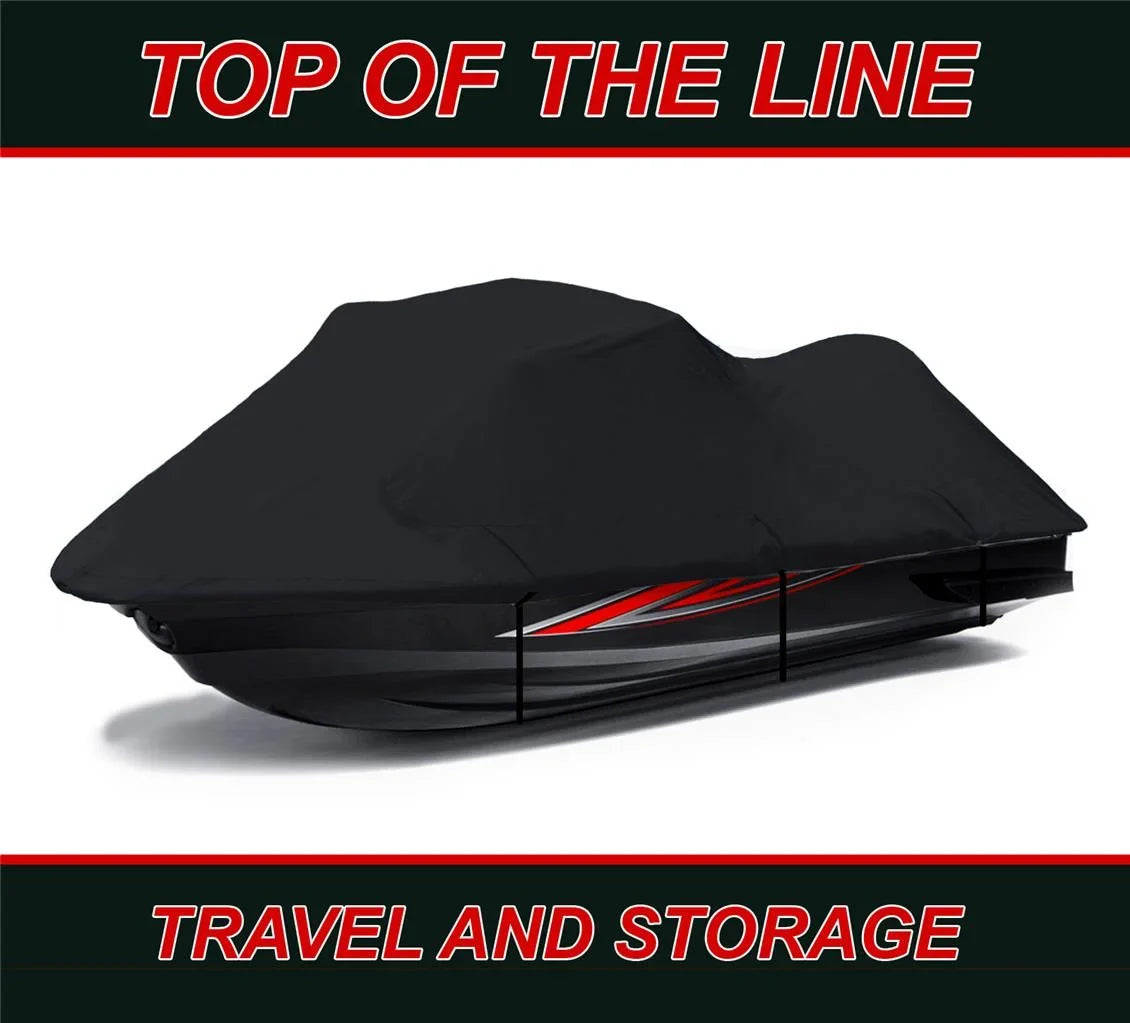 BLACK 600 DENIER JetSki Wrap Suitable for Arctic Cat Tiger Shark Daytona 1000 1997 Jet Ski Coating 2 Seater 111"