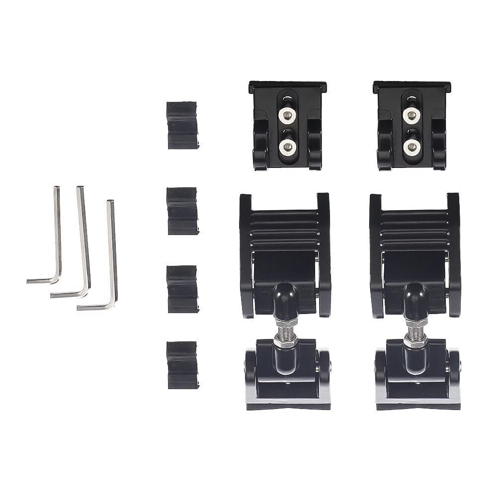 G·PEH 2x Hood Latch Locking Hood Catch For 2007-2018 Jeep Wrangler JK JKU Black