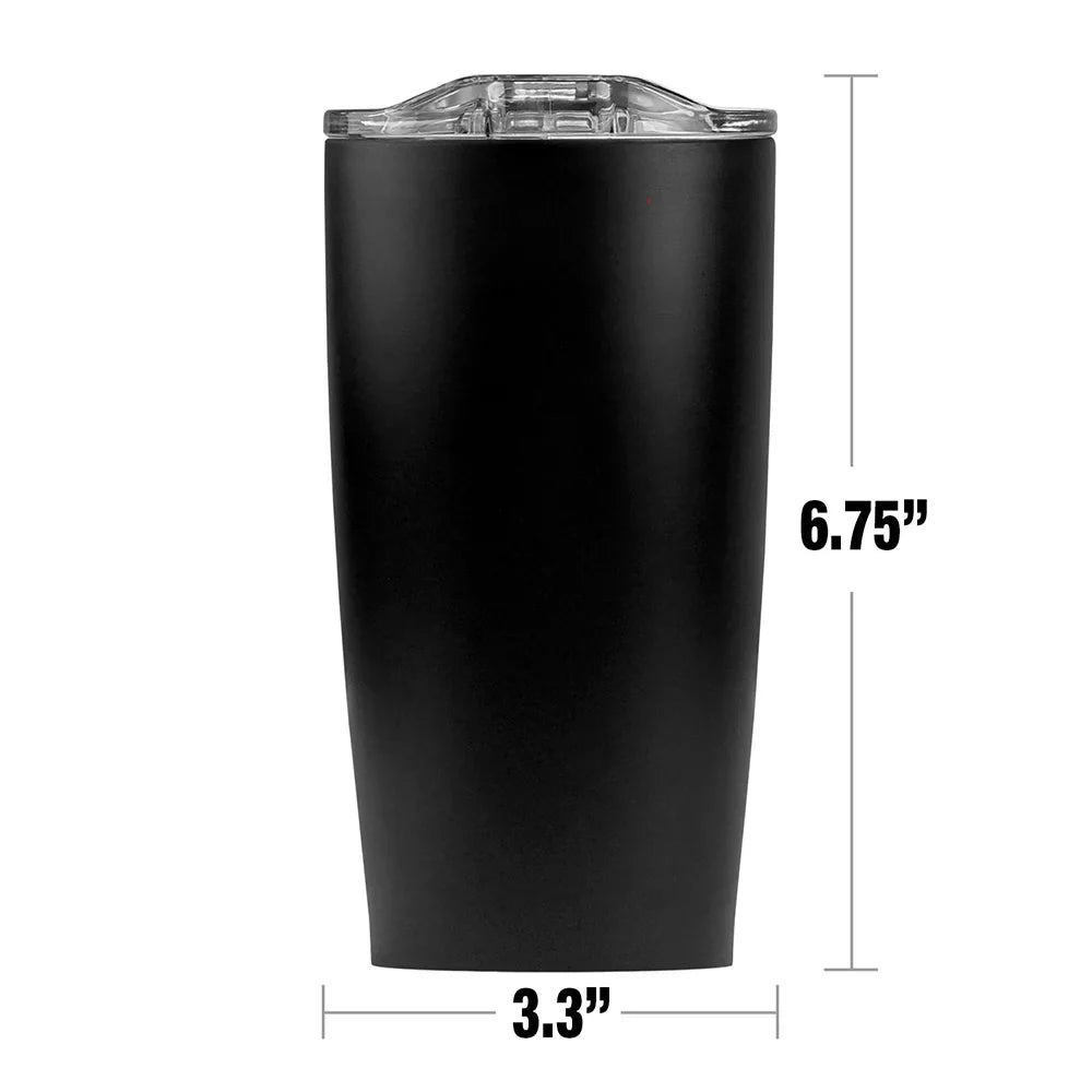 The Hobbit/Textured Logo Stainless Steel Tumbler 20 oz Coffee Travel Mug/Cup, Vacuum Insulated & Double Wall with Leakproof Sliding Lid | Outstanding for Hot Drinks and Cold Beverages