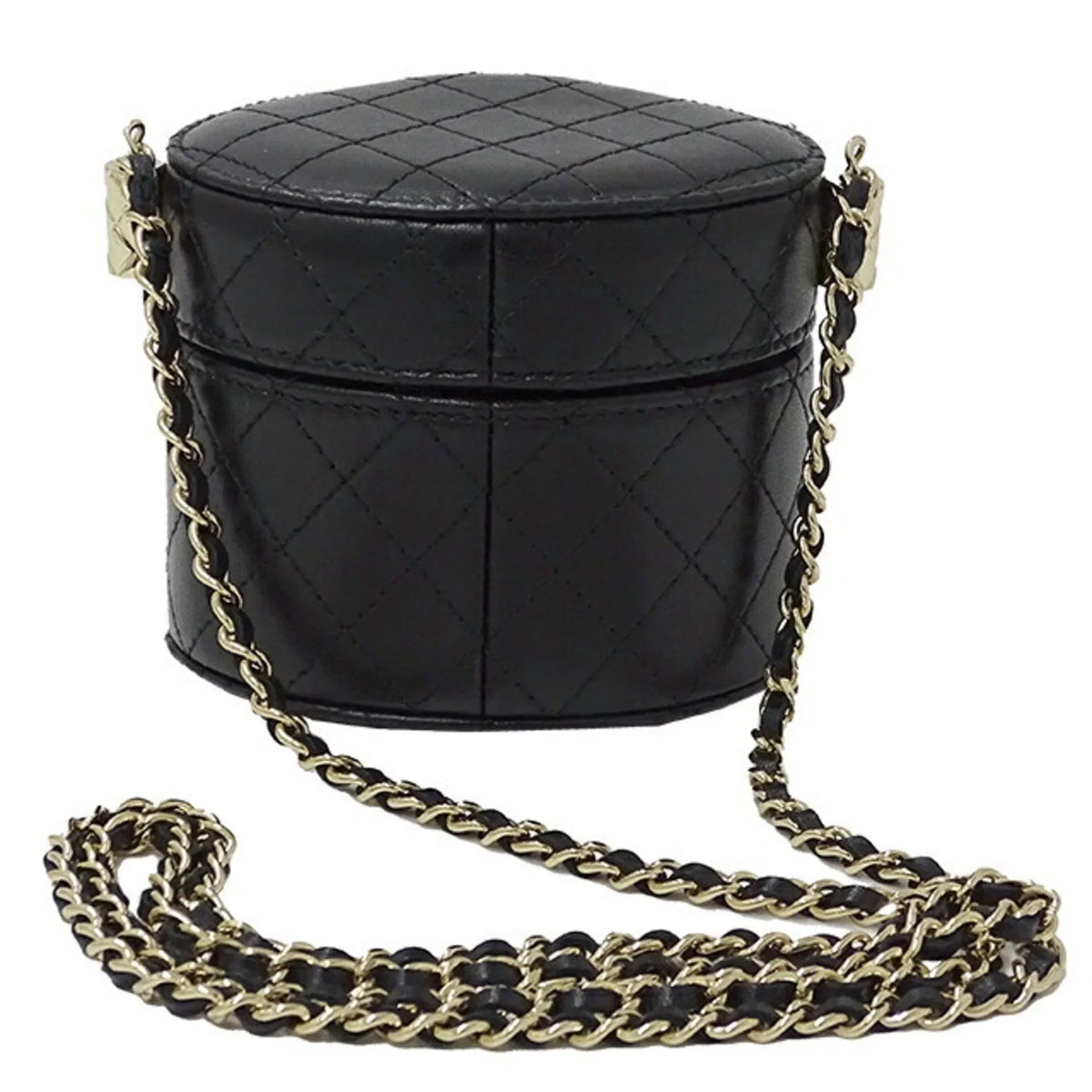 Pre-Owned Chanel AP1616 / ― Women's Suede Shoulder Bag Black (Good)