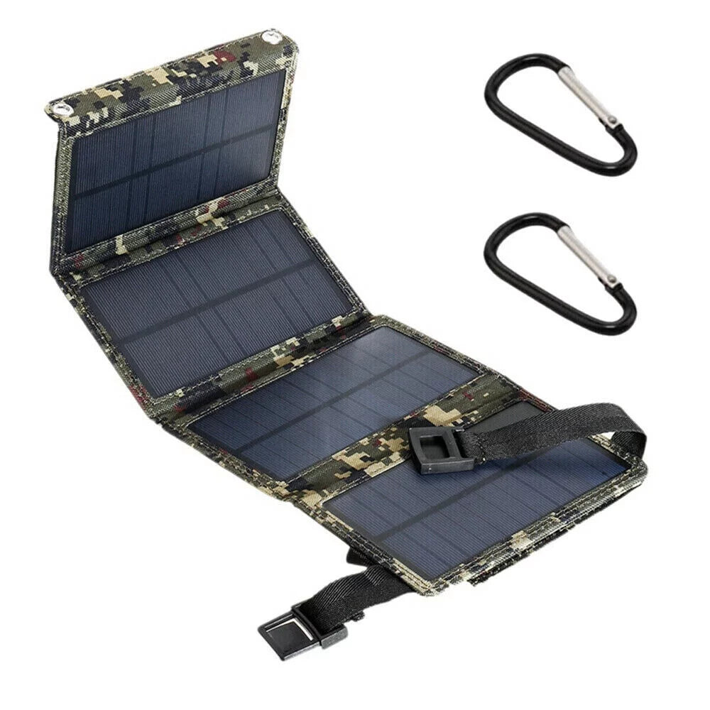 Jahy2Tech Foldable Outdoor 80W USB Solar Panel Portable Phone Charger Camping Hiking Rechargeable Battery High Caliber