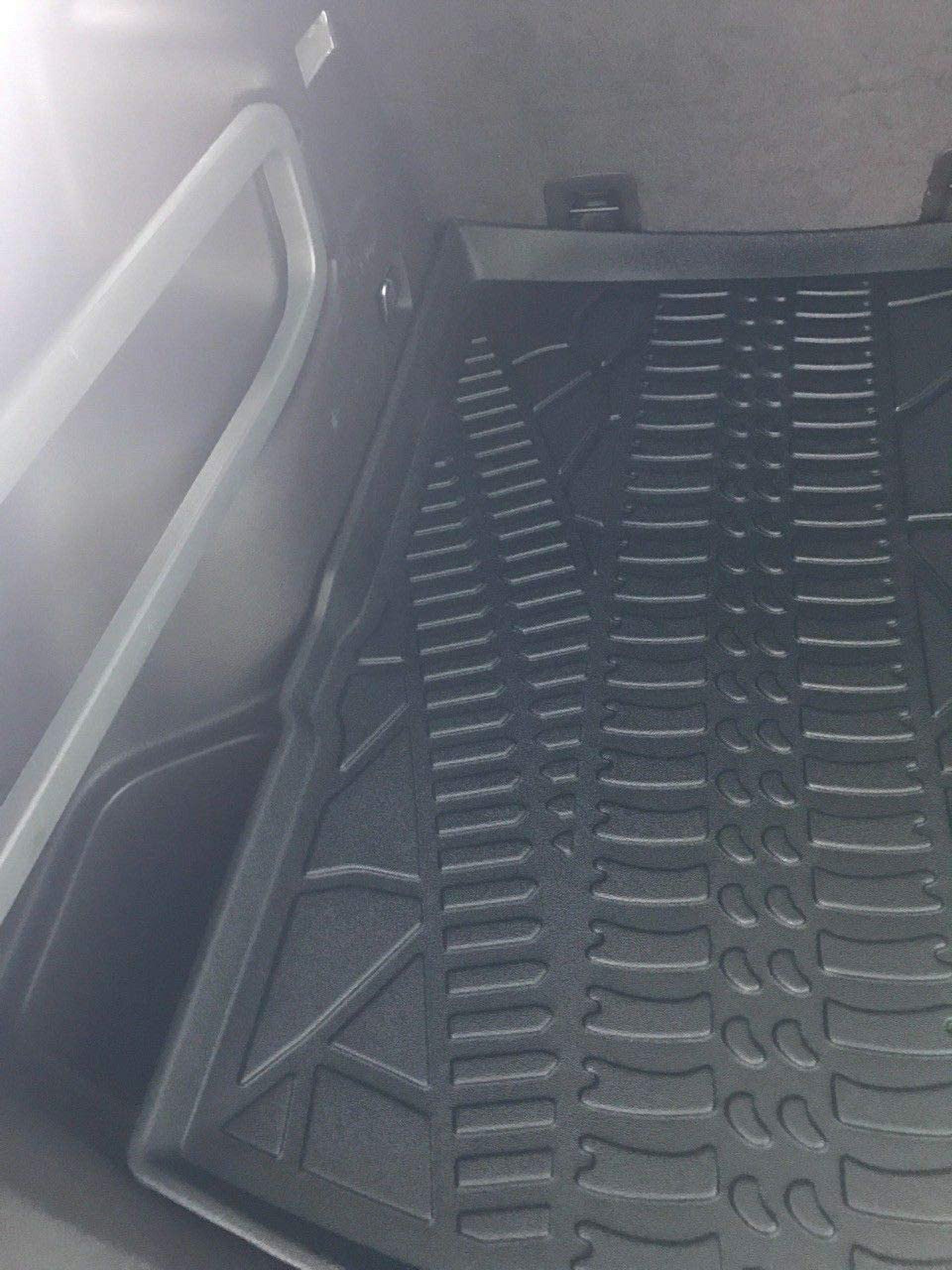 EACCESSORIES EA Cargo Liner – Trunk Mat for Jeep Cherokee 2014-2023 – Strong Trunk Mats for Cars with Raised Lip – Non-Slip Car Trunk Mat Rubber – Easy to Install – Laser Pre-Cut Design