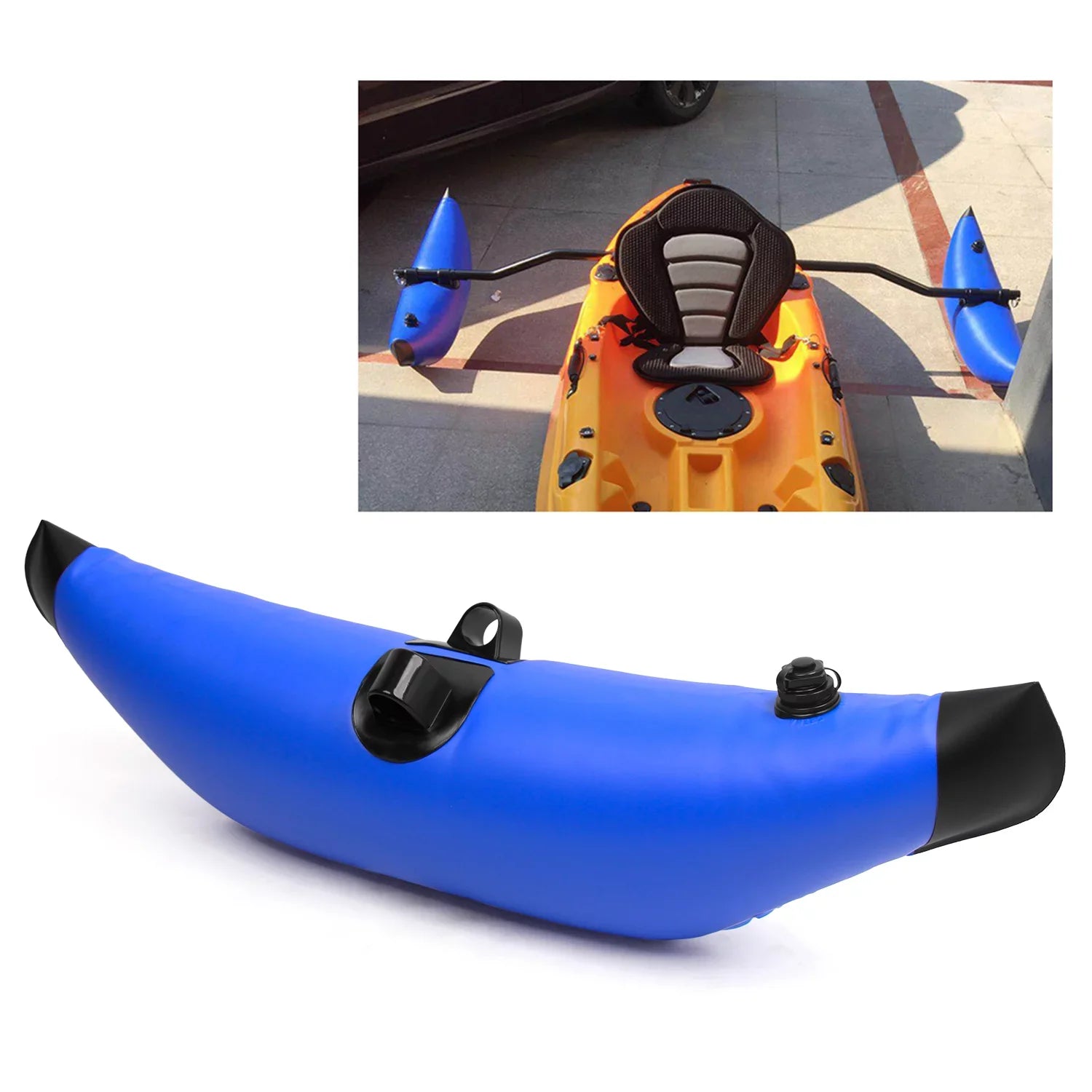 Spirastell Kayak Craft Float Stabilizer Float With Sidekick With Sidekick Arms Rod Vessel Float Sidekick Arms Rod Pvc Inflatable Float With Float Stabilizer Kit Tuyya Zdhf Eryue Qisuo Huiop