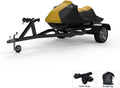 Condition Jet Ski Shield for Yamaha EXR 2021 - Yellow/Black Color - All Climate - Trailerable - Protects from Rain, Sun, UV Rays, and More! Includes Trailer Straps and Storage Bag