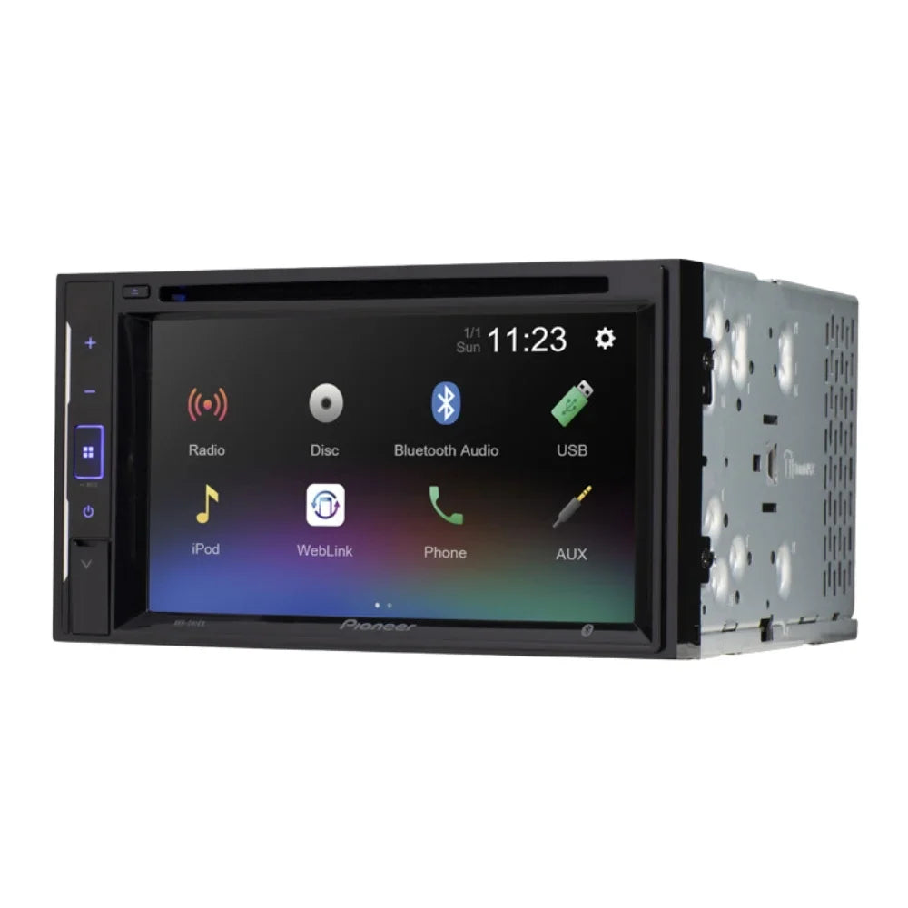 KIT4747 Bundle for 2002-2005 Ford Explorer 2 Door W/ Pioneer AVH-241EX Double DIN Car Stereo with Bluetooth/Backup Camera/Installation Kit/in-Dash DVD/CD AM/FM 6.2" Touchscreen Digital Media Receiver