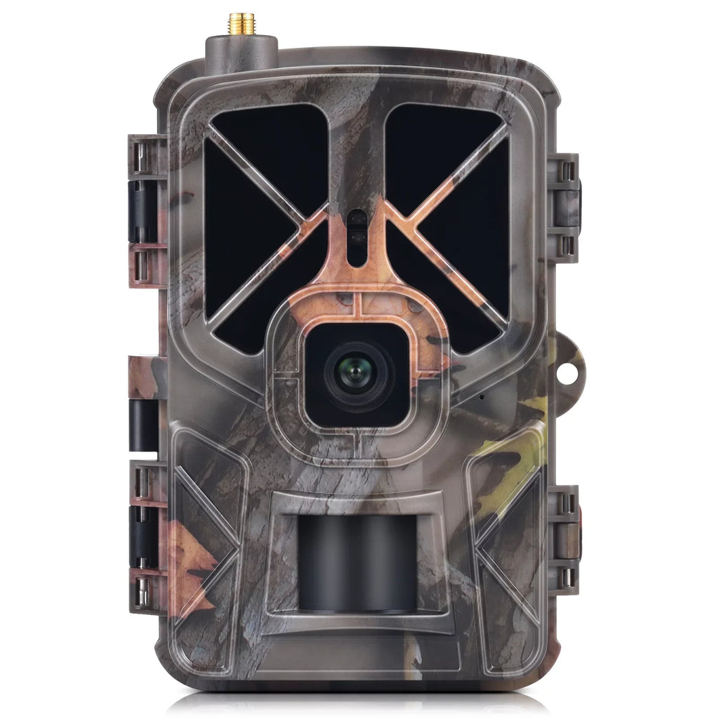30MP 4G/LTE Wireless Trail and Game Camera with Waterproof and Infrared Night Vision - Perfect for Outdoor Wildlife and Farm Animal Monitoring