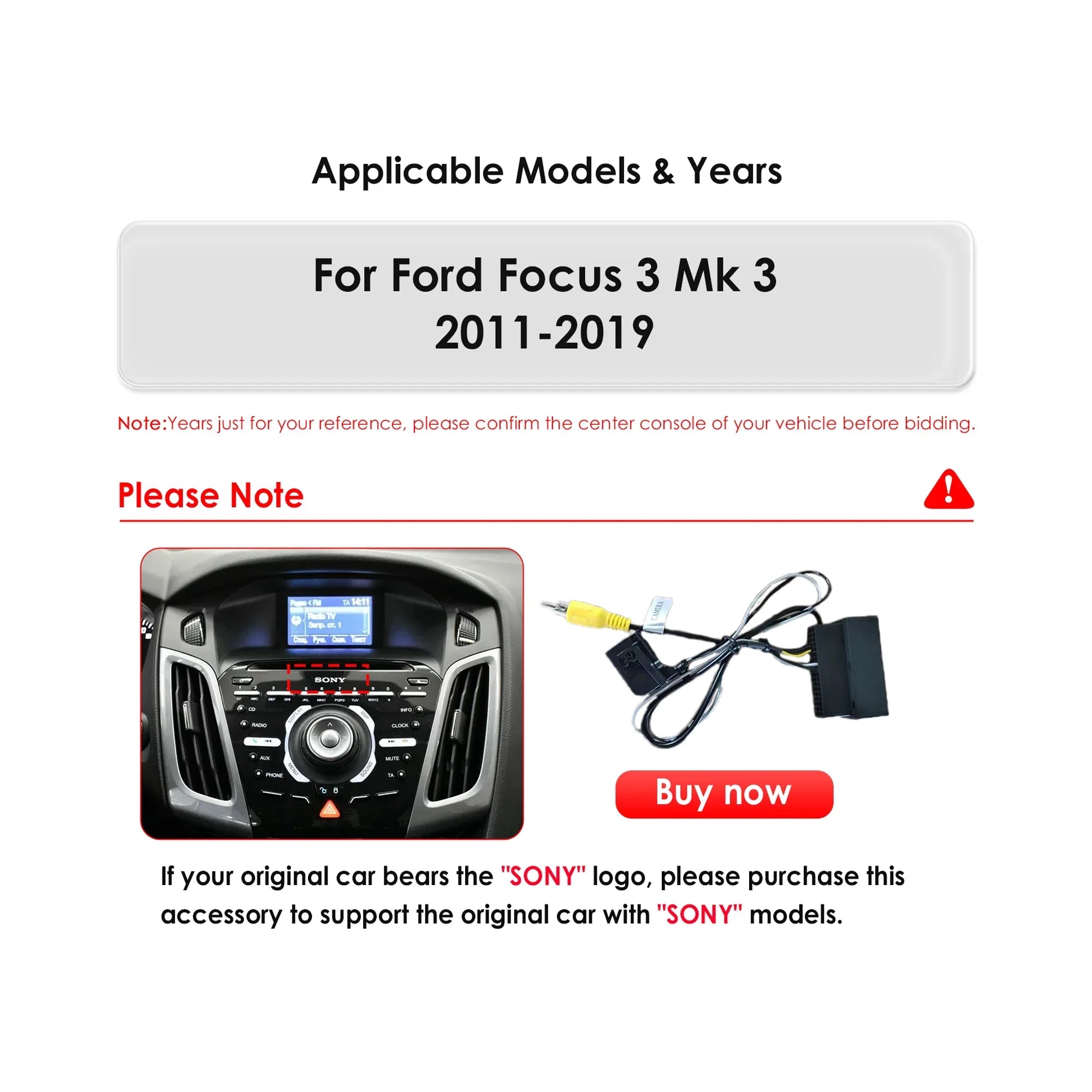 Apple Carplay Android 13.0 Wifi Bluetooth 4+32GB RDS 9.7" Car Stereo Radio Head Unit GPS Navigation Player For Ford Focus 2011 2012 2013 2014 2015 2016 2017 2018 2019