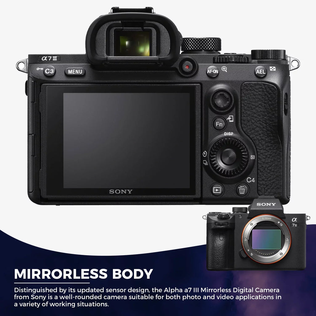 Sony Alpha a7 III Mirrorless Digital Camera (Body Only)