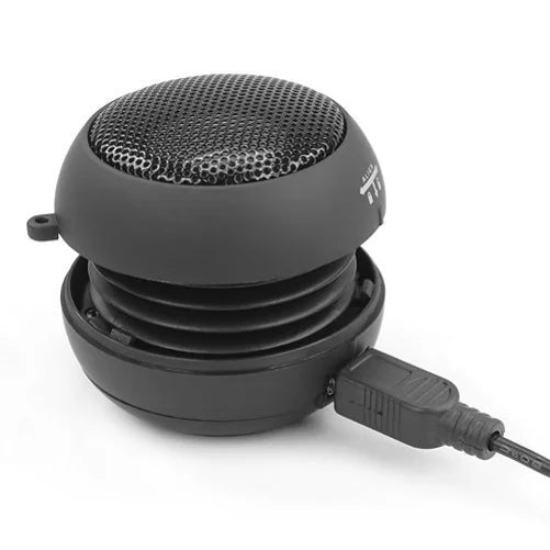 Portable Wired Speaker for Moto G Stylus (2022) Phone - Audio Multimedia Rechargeable Black Suitable With Motorola Moto G Stylus (2022)
