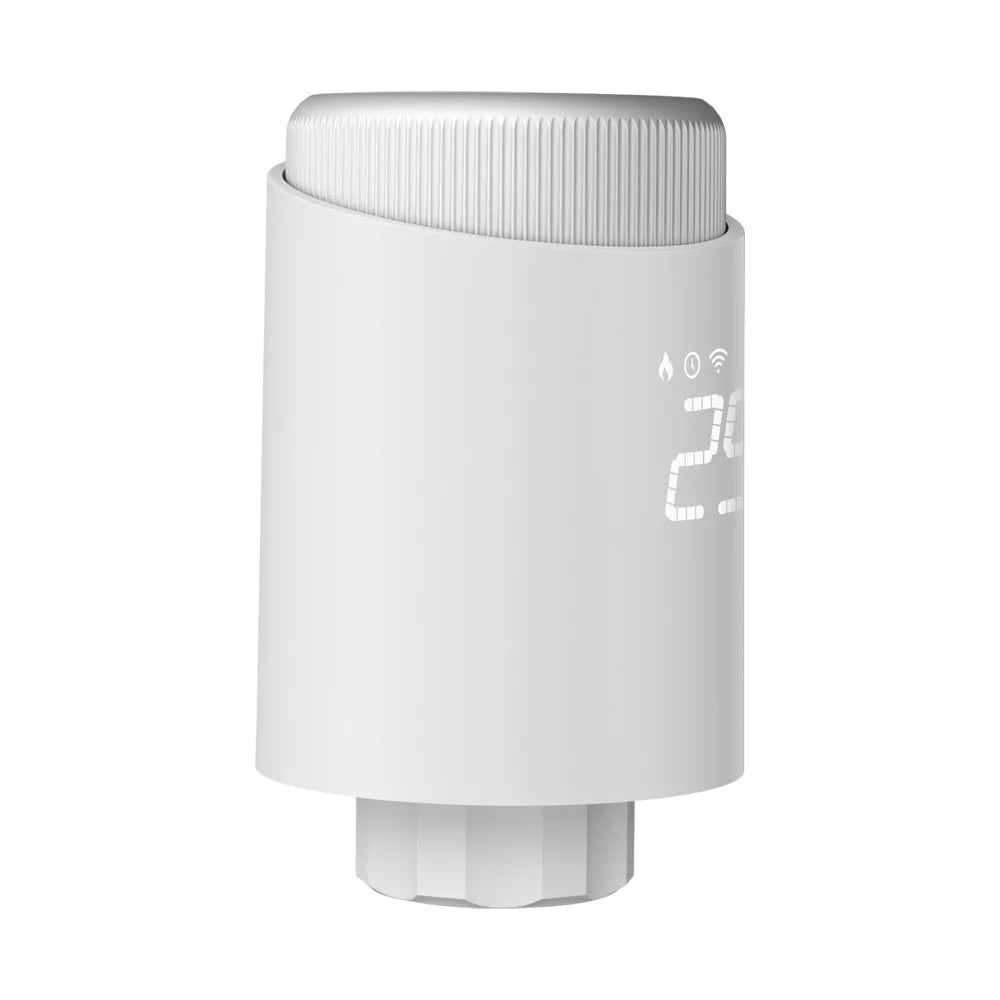 Tomshoo Thermostatic Radiator Valves Intelligent Wireless Mobilephone App Control Home Heating Thermostat Temperature Controller Radiator Thermostat Matching with Home