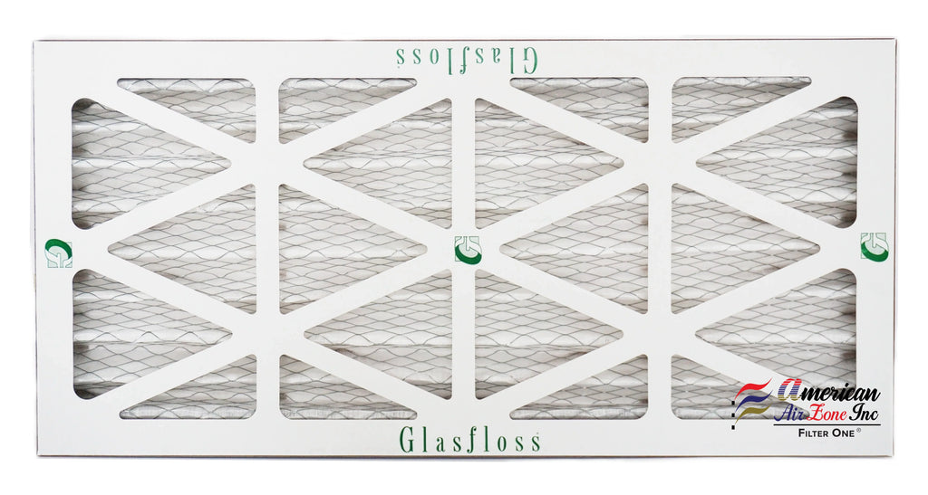 Glasfloss Air Filter 10x24x2 - 2" MERV 10 - (Pack of 4) - Pleated AC or HVAC Air Filter - Furnace Air Filter - Home or Office - Made In The USA.