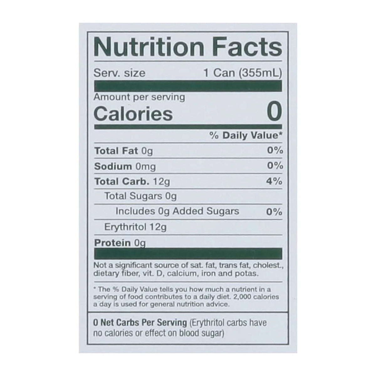 Reed's Ginger Ale, Zero Sugar - 24 x 12 floz