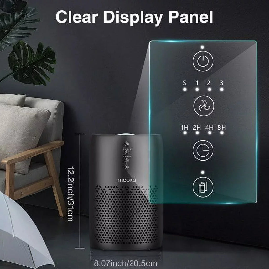 HiSmartLife Air Purifier for Home Large Room 861 sq ft, H13 HEPA Filter Air Cleaner for Bedroom Office