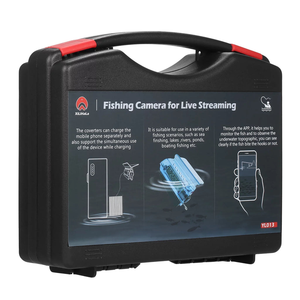 Gofishup 1080P Underwater Fishing Camera Fish Finder with APP Control, Live Video for Ice Lake Sea Craft Kayak Fishing