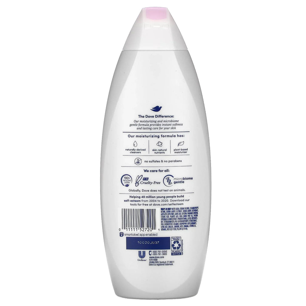Dove Purely Pampering Body Wash, Sweet Cream and Peony, 22 oz, 3 Pack