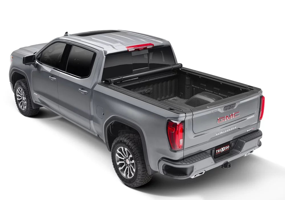 TruXedo Pro X15 Soft Roll Up Truck Bed Tonneau Protection | 1472601 | Suitable with 2019 - 2023 Chevy/GMC Silverado/Sierra, works w/ MultiPro/Flex tailgate 6' 7" Bed (79.4")