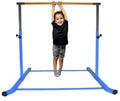 5 Star-TD Gymnastics Training Kip Bar for Kids, Expandable Between 3 FT to 5 FT, Adjustable Height Horizontal Bar Gymnastic Training Fitness Equipment for Home Practice Tumbling (Blue)