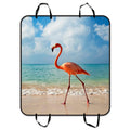 GCKG Flamingo in the Seashore Pet Car Seat Shield Dog Car Seat Mat Hammock Cargo Mat Trunk Mat For Cars Trucks and SUV 54x60 inches