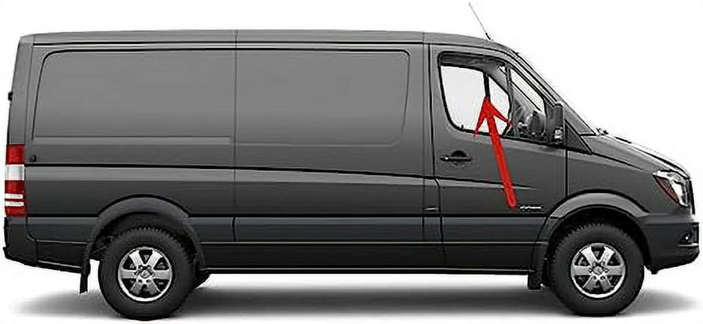 Passenger Right Front Door Window Door Glass Suitable with Mercedes Benz Sprinter Van 2009-2018 Models