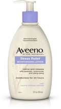 AVEENO Active Naturals Stress Relief Moisturizing Lotion 12 oz (Pack of 3)