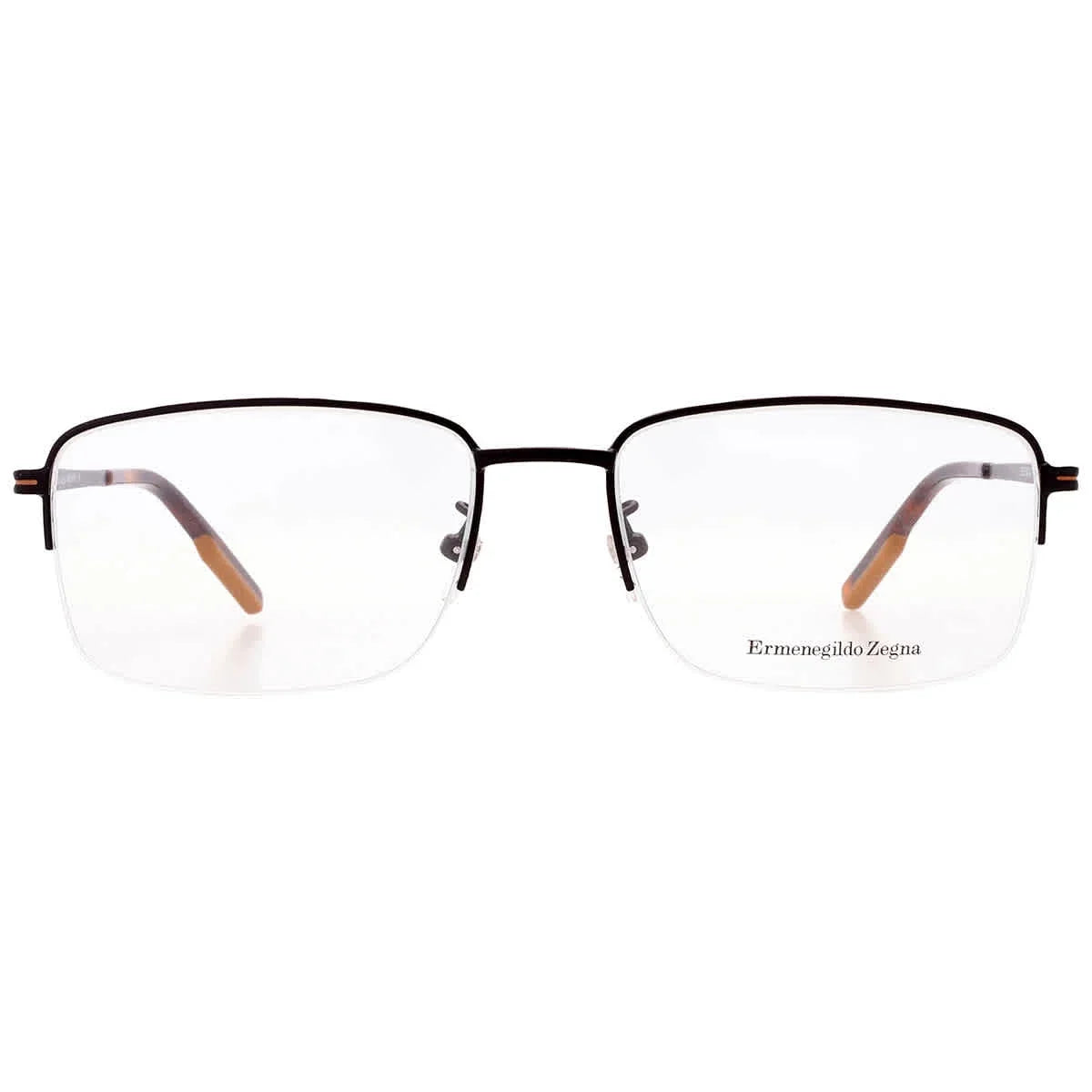 Ermenegildo Zegna Demo Rectangular Men's Eyeglasses EZ5190-D 002 57
