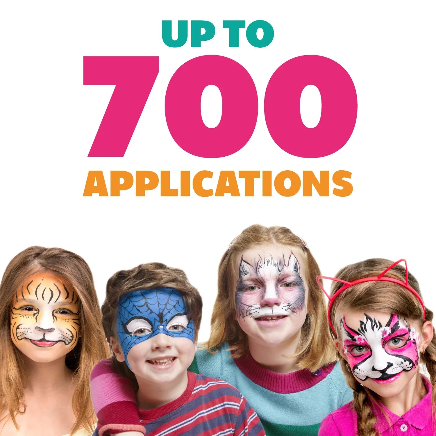 Kraze FX Celebration Professional Face Painting One Stroke Split Cake Palette, Water Activated, Hypoallergenic, Safe, Non Toxic Halloween Party Makeup Face Paint Kit for Sensitive Skin, Kids & Adults