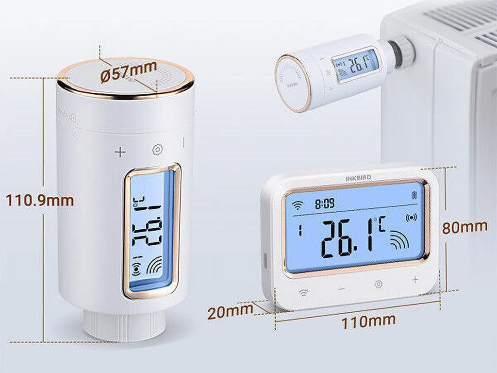 Inkbird Digital Radiator Valve Thermostatic Smart Intelligent Controller WiFi Gateway