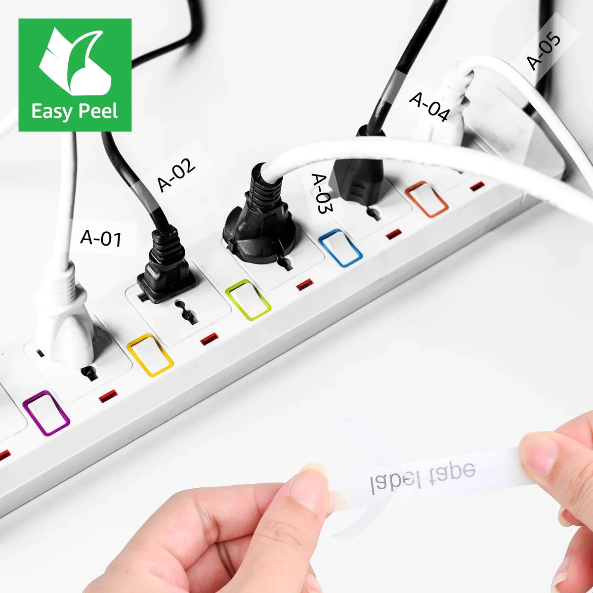 GREENCYCLE 40PK Matching for Brother P-touch 12mm x 8m Black on Clear TZ TZe TZe-FX131 TZ-FX131 TZe-131 TZ-131 Flexible ID Cable Wire Label Tape